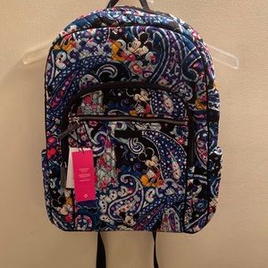 Vera Bradley Campus Backpack Mickey’s Whimsical Paisley